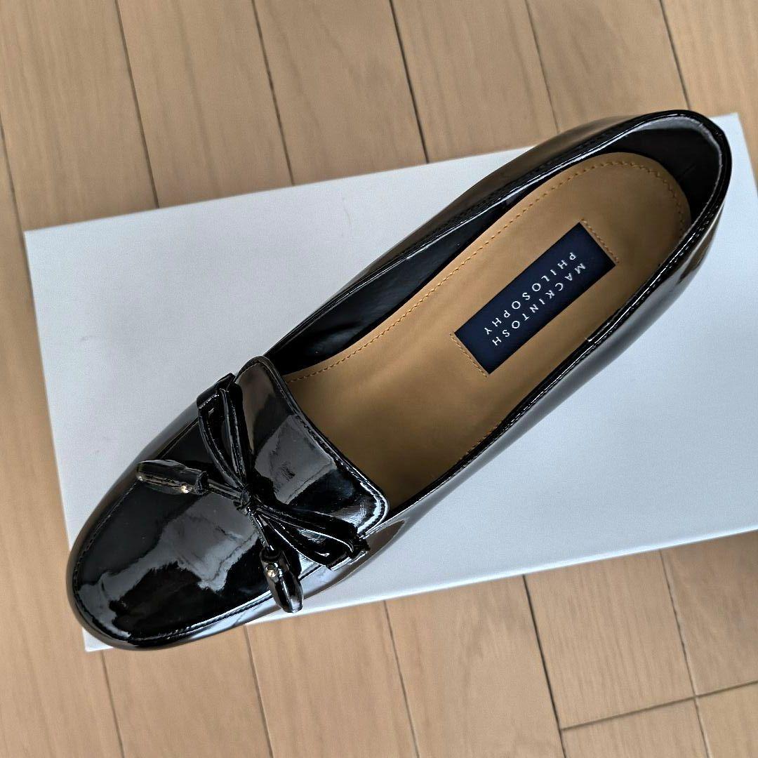 新品！マッキントッシュ フィロソフィー　タッセルモチーフオールウェザーパンプス