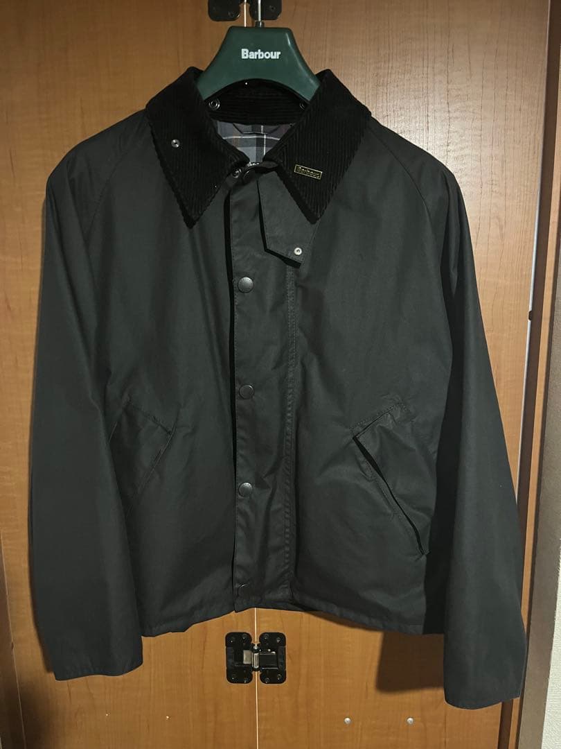ジャケット・アウター Barbour TRANSPORT 36 waxed cotton black