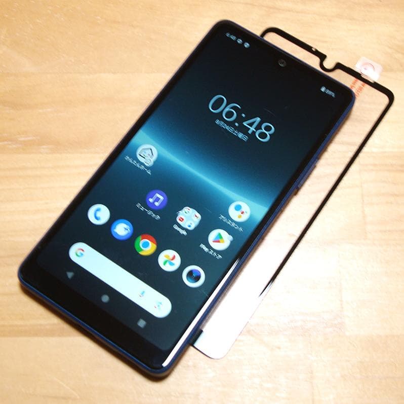 XPERIA Ace III SOG08(B)液晶保護ガラス付き SIMフリー