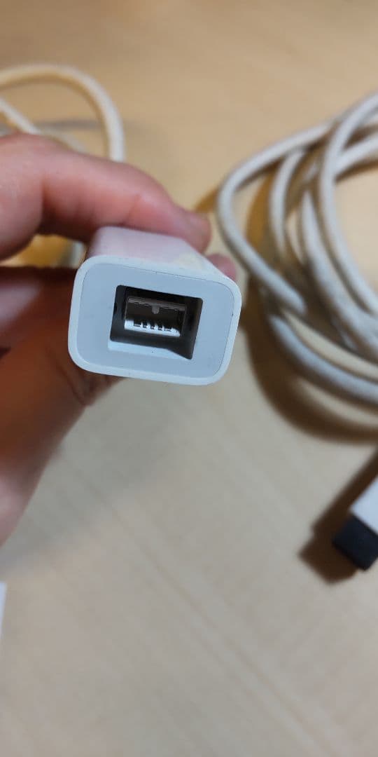 Thunderbolt-FireWireアダプター A1463　ケーブル2本