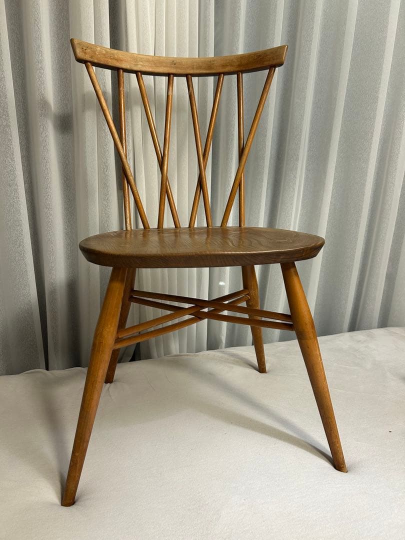 イギリスアーコール社ercolクロスバックチェアミッドセンチュリー アンティーク