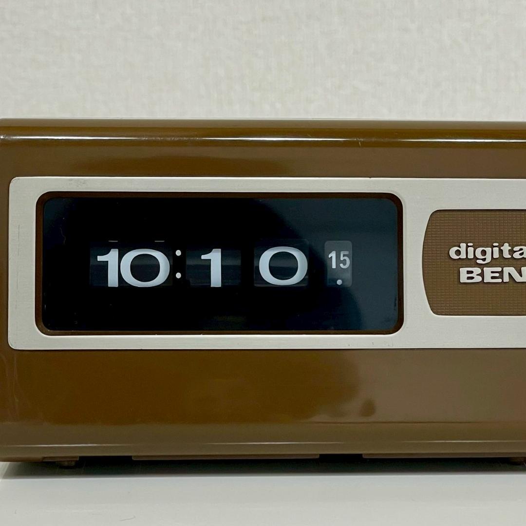 70's 堀田時計店 ドラムクロック 置時計 昭和レトロ 50Hz ヴィンテージ