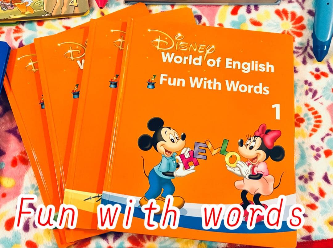 ミッキー英語ブック　絵本セット 音声ペン付き　DWE