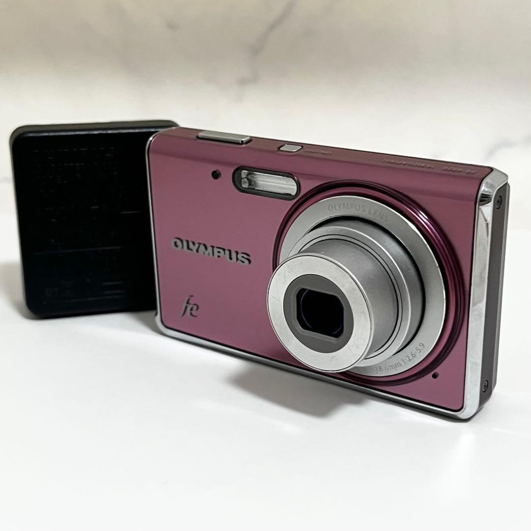 稼動品 OLYMPUS FE-4020 ピンク デジタルカメラ コンデジ