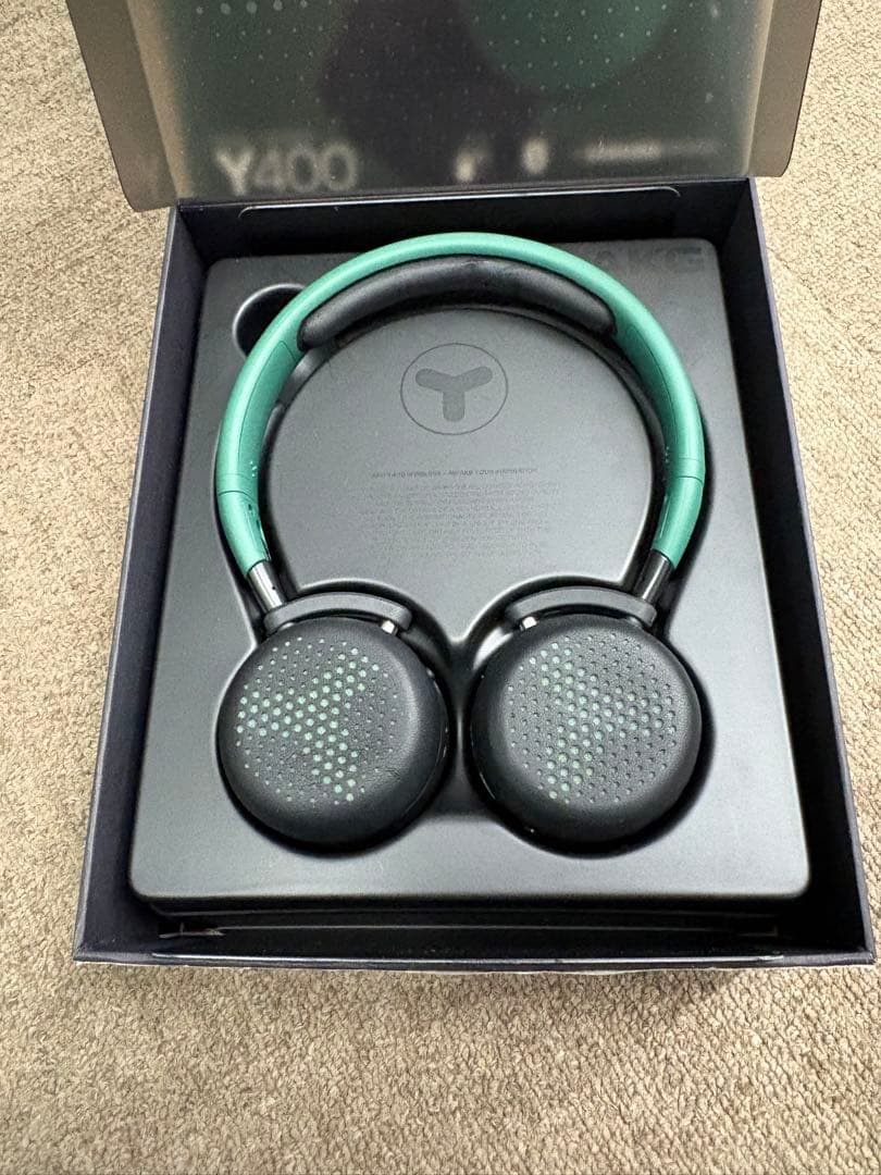 【美品】AKG アーカーゲー Y400BT グリーン AKGY400BTGRN