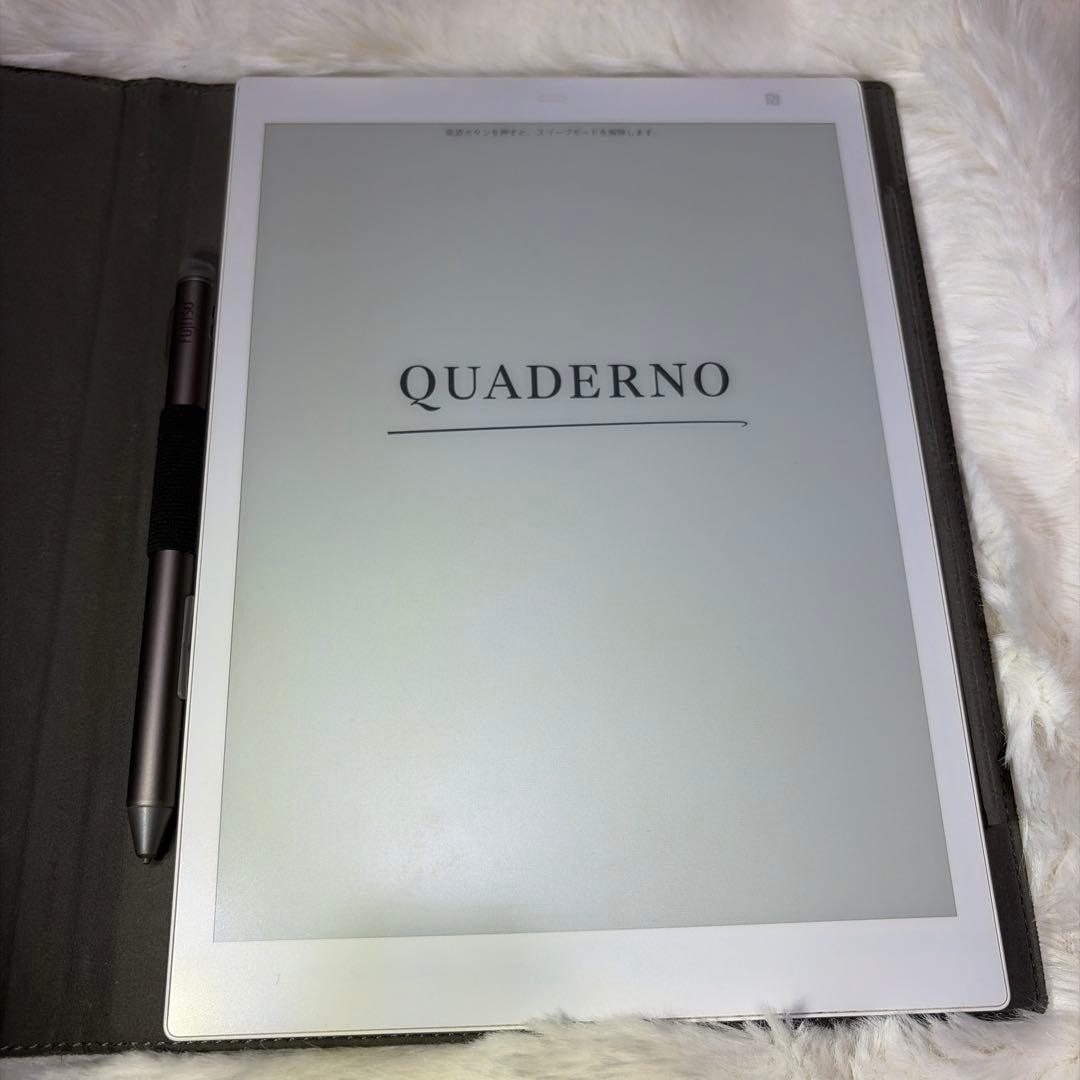 クアデルノ A5サイズ / FMV-DPP04 純正カバー付き