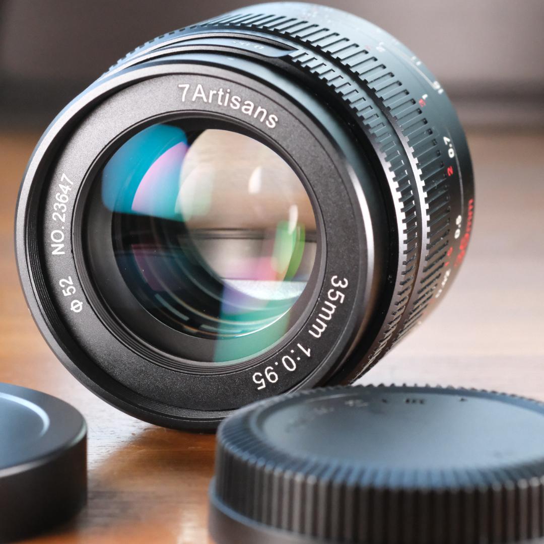 美品　7artisans 35mm f0.95 fujifilm Xマウント