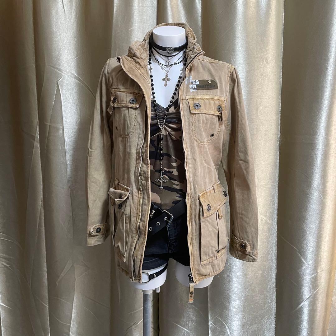 diesel ミリタリージャケット archive grunge y2k