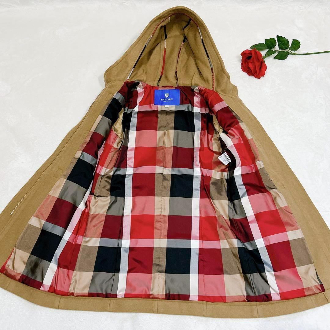 ほぼ未使用✨　ブルーレーベル　クレストブリッジ　ダッフルコート　キャメル　38