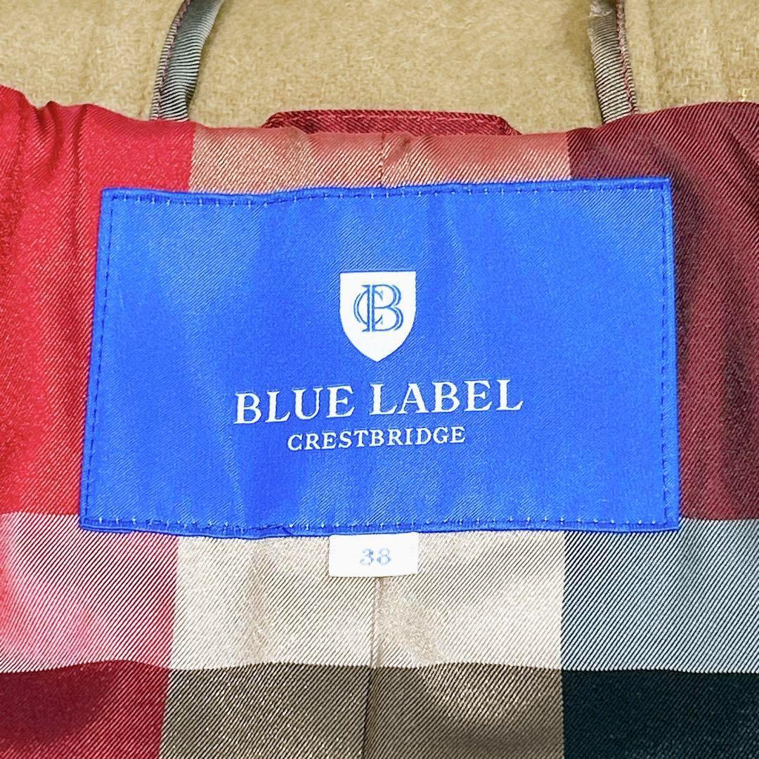 ほぼ未使用✨　ブルーレーベル　クレストブリッジ　ダッフルコート　キャメル　38