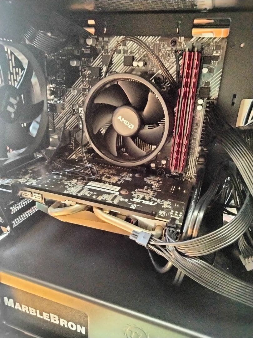 ASUS PRIME A520M-K ryzen 5350016GB の PC