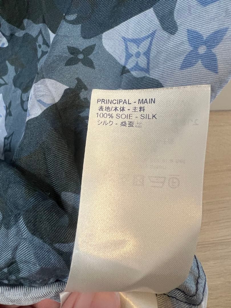 LOUIS VUITTON カモフラージュ柄長袖シャツ