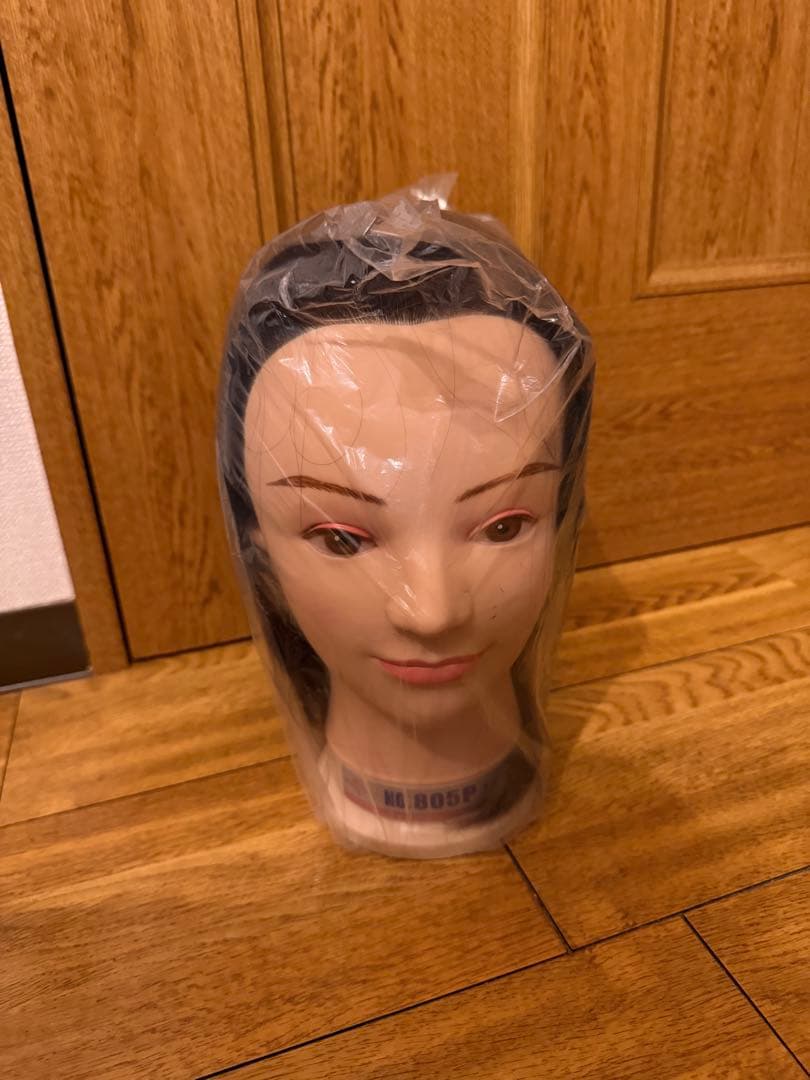 ウィッグ マネキン 黒髪 No805P