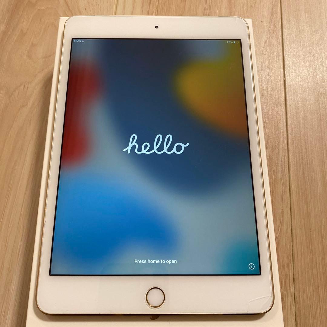 Apple iPad mini4 16GB ゴールド 本体