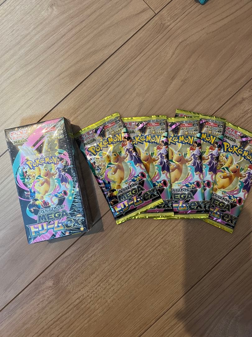 覚*。様 ポケモンカード メガドリームex 1BOX＋5パック新品未開封 シュリ