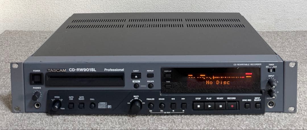 【美品】TASCAM CDレコーダー/プレーヤー CD-RW901SL 動作保証