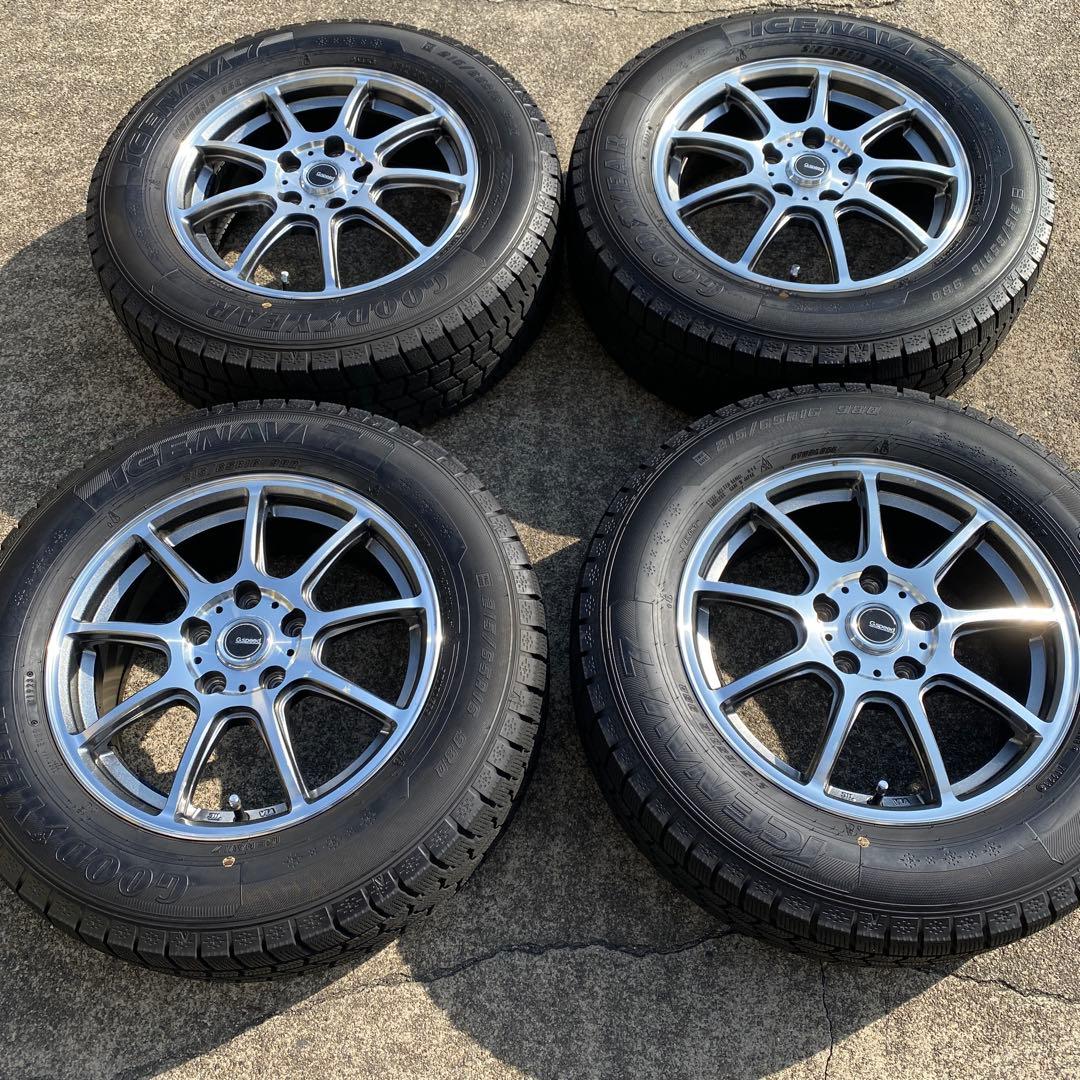 ◇中古バリ溝グッドイヤー215/65R16スタッドレスセット CR-V、ZR-V