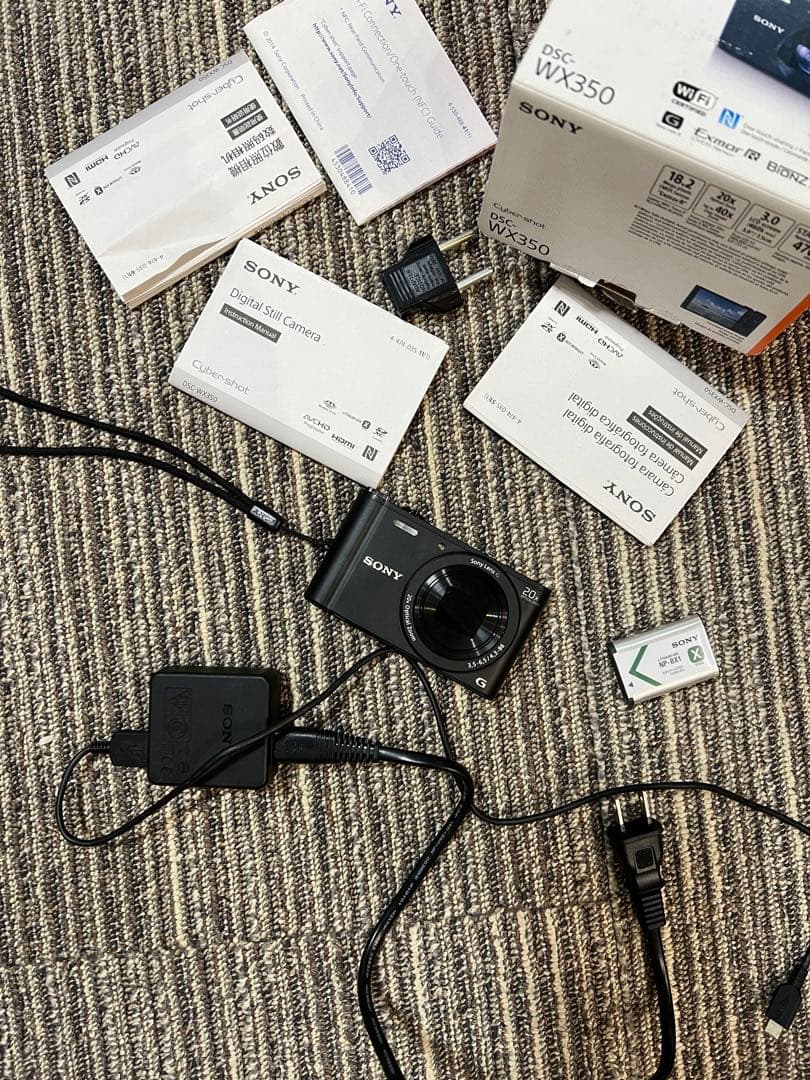 海外用極美品 SONY Cyber−Shot DSC-WX350 動作確認済