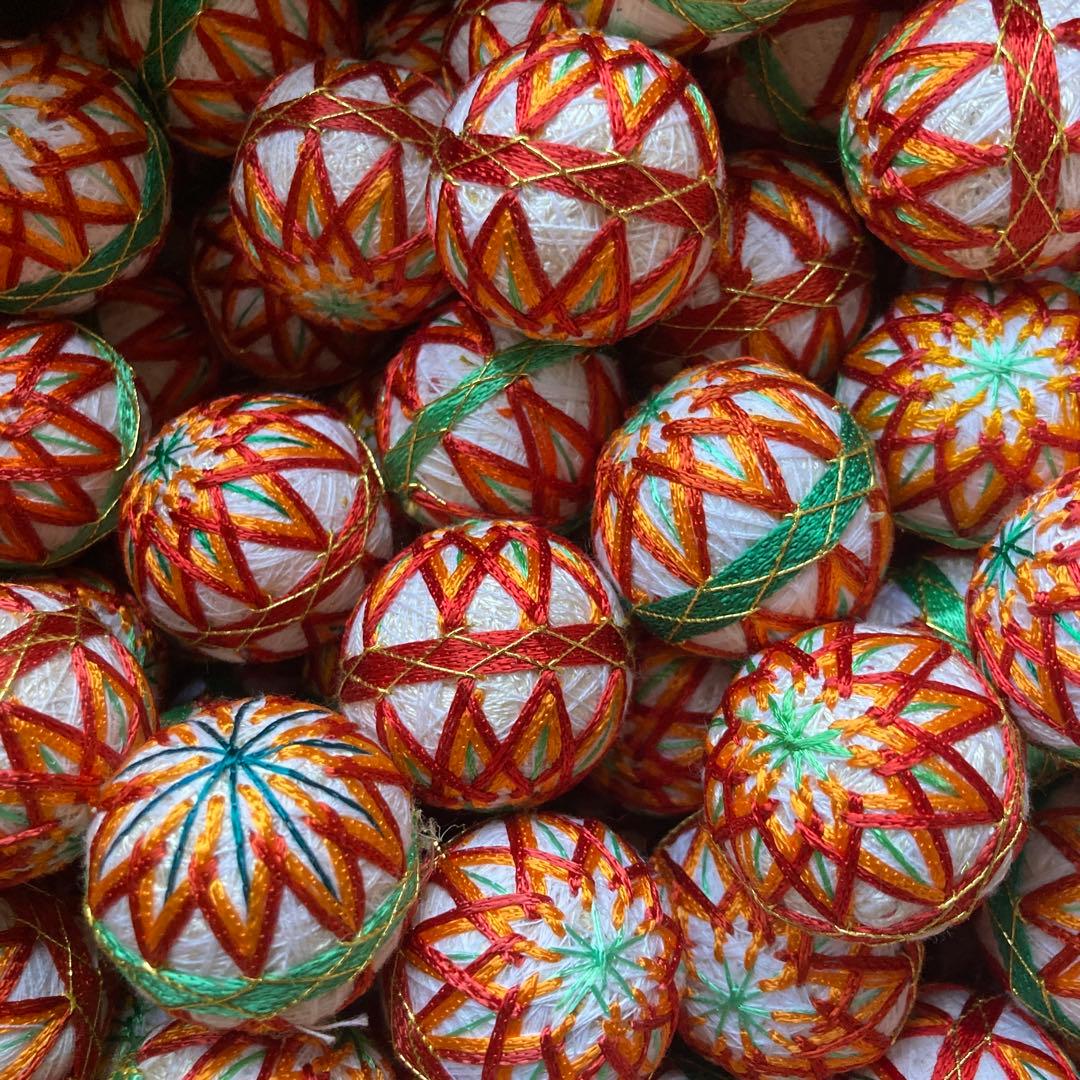 まり　赤帯140個 緑帯60個　合計200個