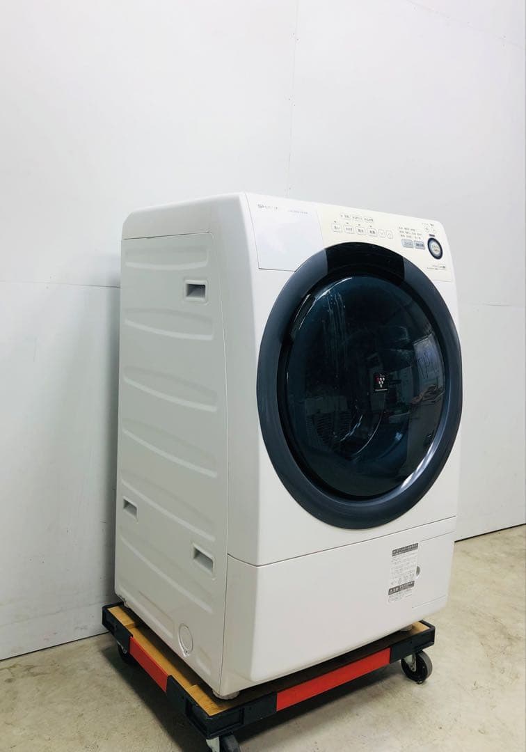 ES-S7B右開き大人気3ヶ月保証 安心分解洗浄マンションサイズ ドラム式洗濯機