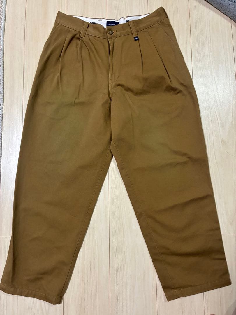 上*越様 DESCENDANT TWILL TROUSERS KhaKee サイ
