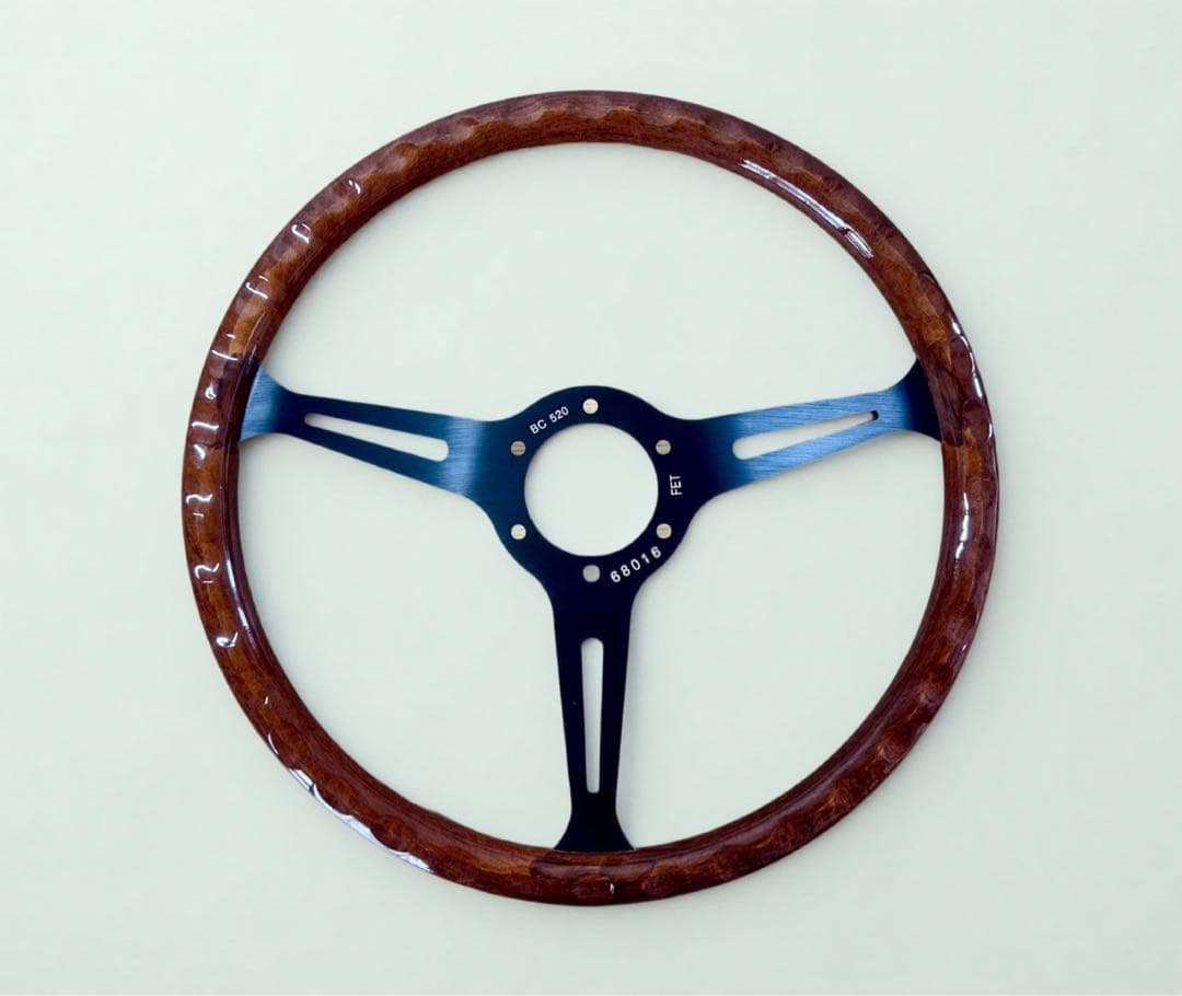 NARDI ステアリング クラシック ウッド&ブラックスポーク15インチ 社外