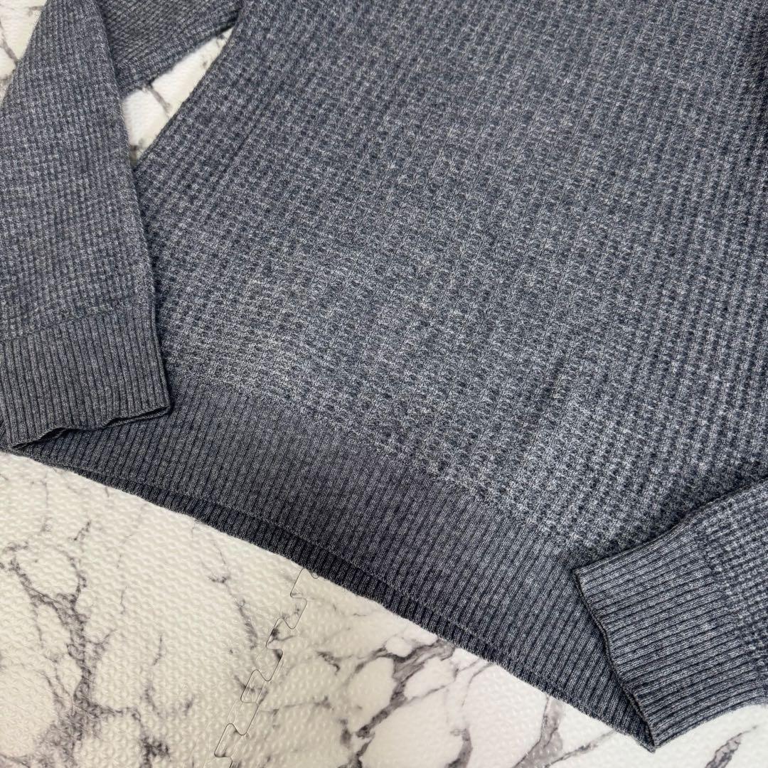 1piu1uguale3 セーター　ワッフルニット　カシミヤ混　大きいサイズ