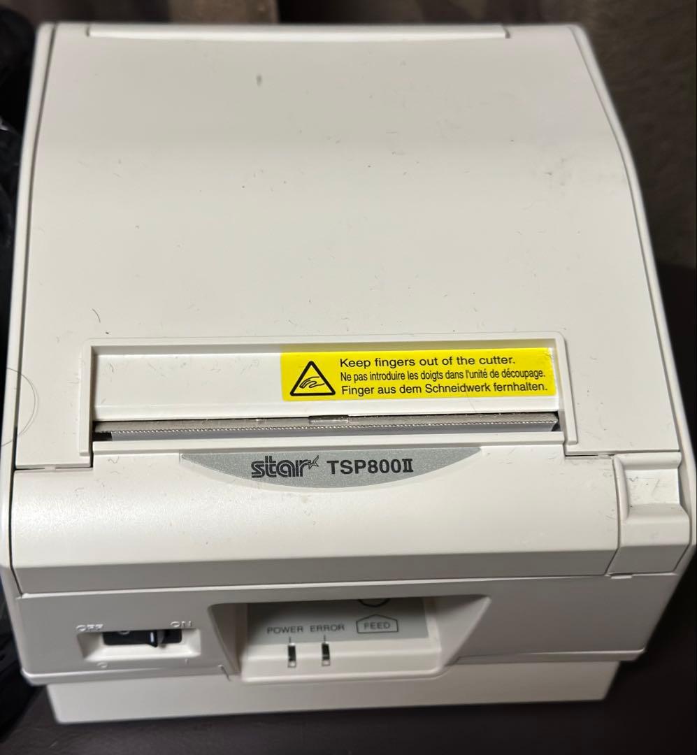 Star TSP800II レシートプリンター 未使用ラベルロール8個付き