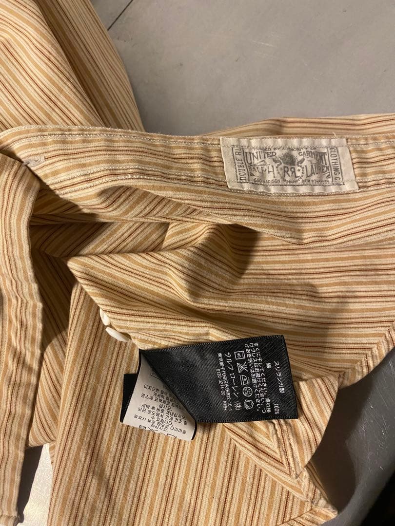 RRL ダブルアールエル ヴィンテージ ストライプシャツ ラルフローレン