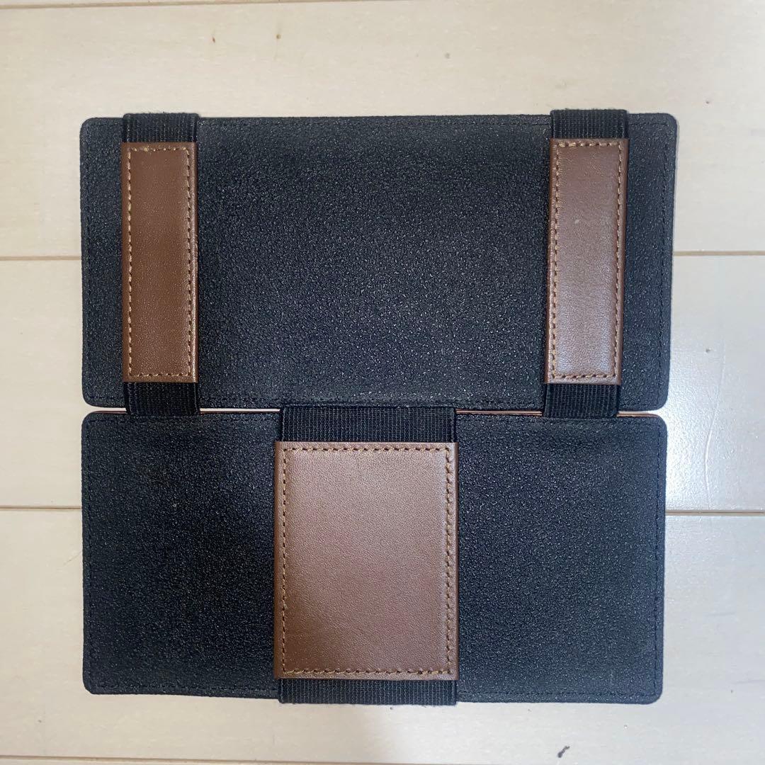 さはさは　KINGZ ブラウン レザー 長財布