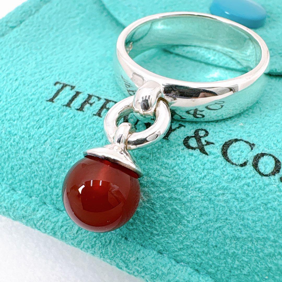 極美品 オールドティファニー ボールダングル リング 12.5号 シルバー925