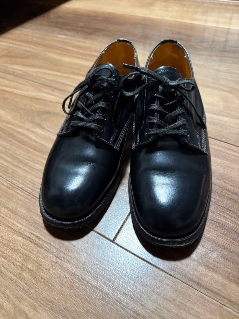 Sanders サンダース レディース ミリタリー プレーントゥ シューズ