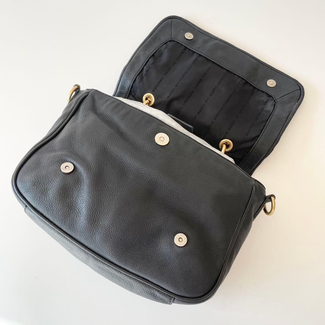 【極美品】MARC JACOBS 2way ハンドバッグ ナターシャ 黒