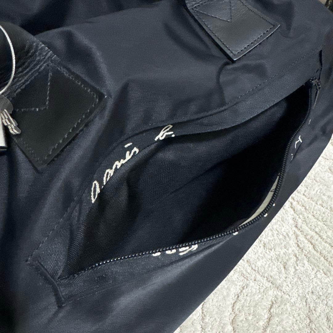 希少　アニエスベーボヤージュ ナイロン ボストン 南京鍵付き