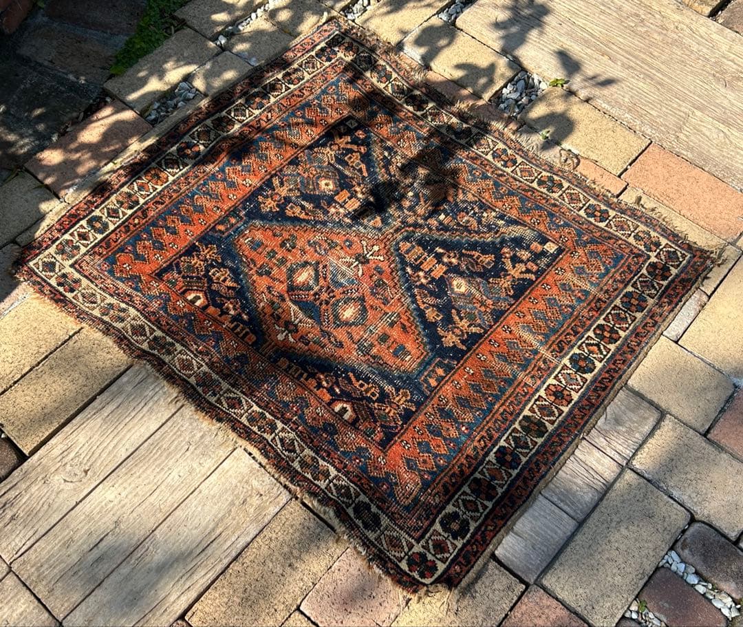 ヴィンテージ ハンドメイド ラグ・カーペット•マット アンティーク