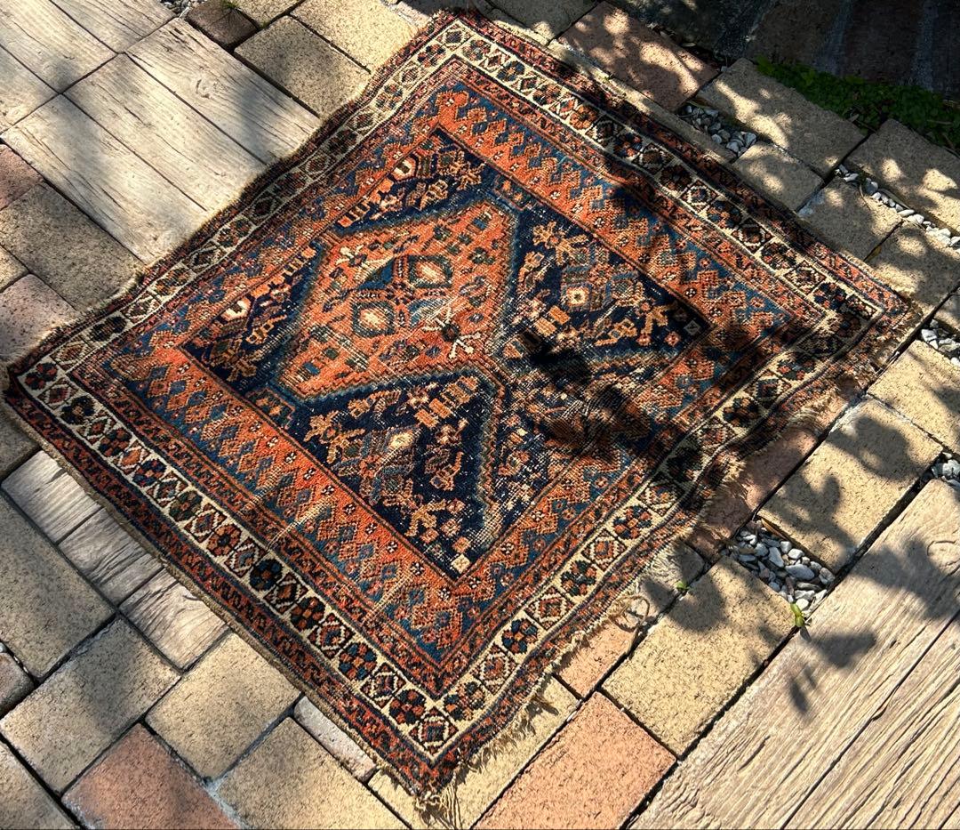 ヴィンテージ ハンドメイド ラグ・カーペット•マット アンティーク