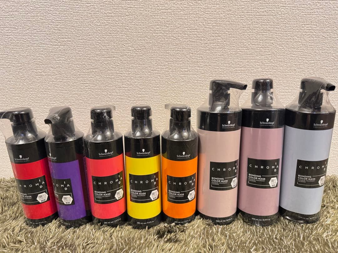 Schwarzkopf CHROMA ID ボンディングカラーマスク 8本セット