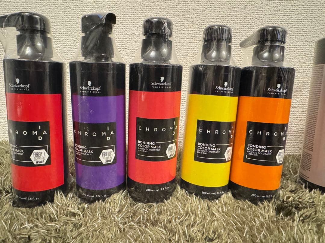 Schwarzkopf CHROMA ID ボンディングカラーマスク 8本セット