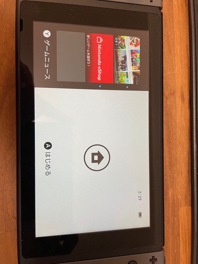 Nintendo Switch 本体 グレー 箱無し