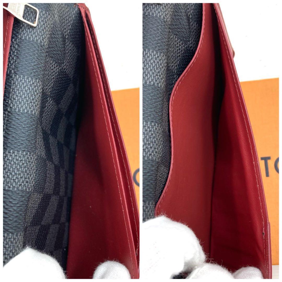 【新型レア】ルイヴィトン ポルトフォイユブラザNM ダミエ N63254 長財布