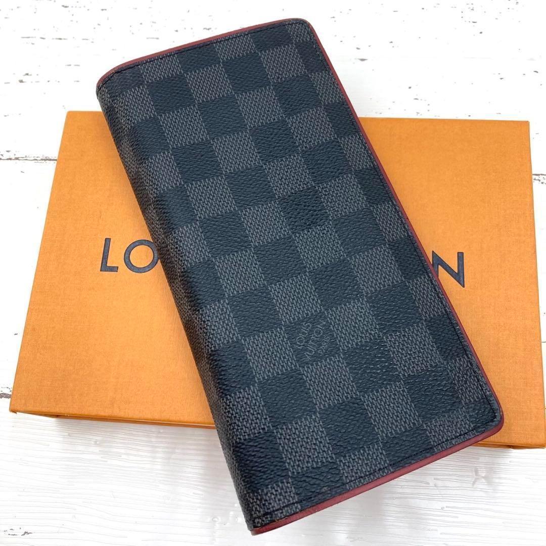 【新型レア】ルイヴィトン ポルトフォイユブラザNM ダミエ N63254 長財布