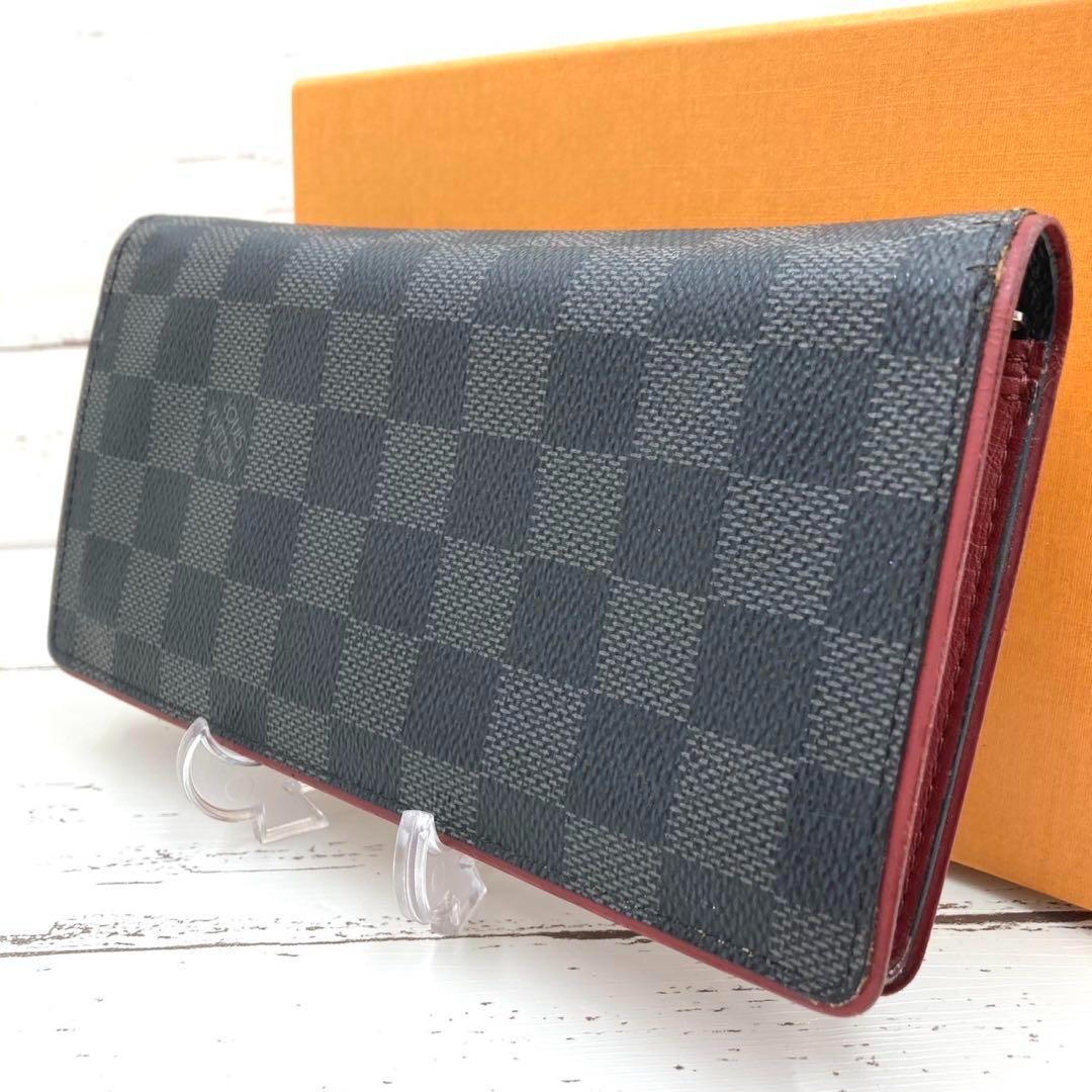 【新型レア】ルイヴィトン ポルトフォイユブラザNM ダミエ N63254 長財布