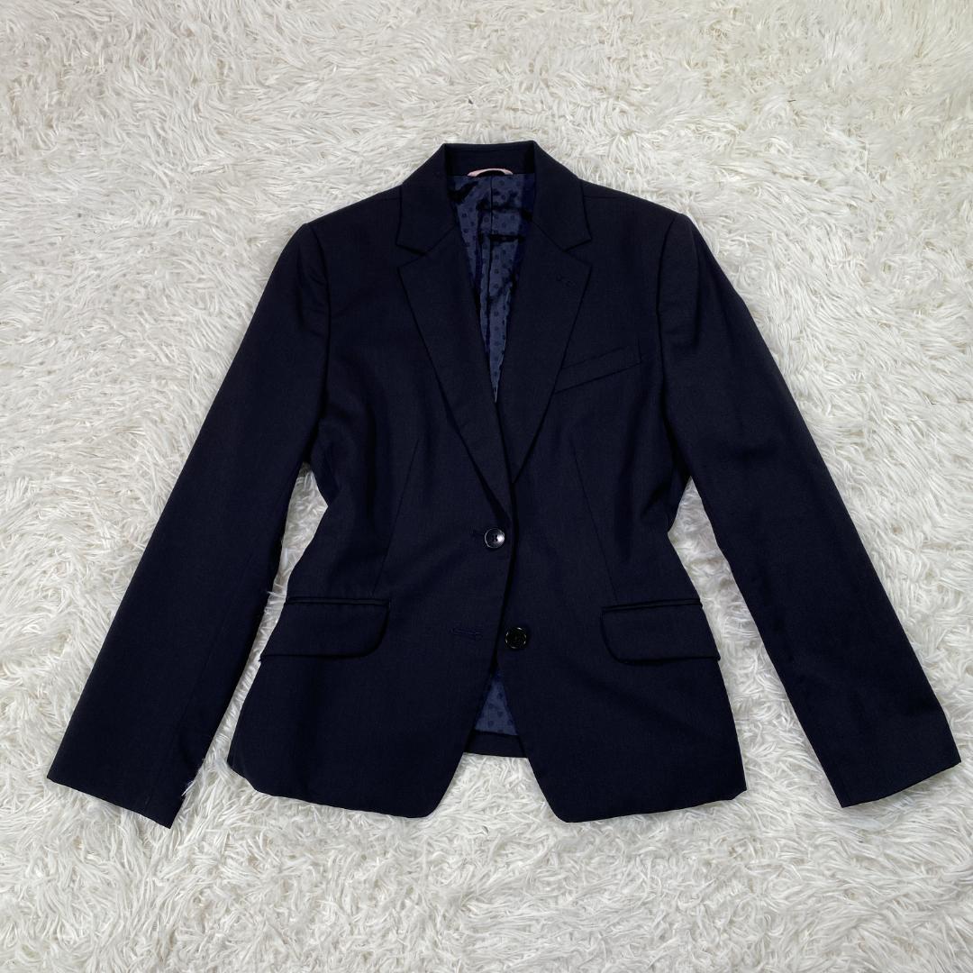 美品 エヌライン バイ ノゾミ 大きいサイズ パンツ スーツ ストレッチ