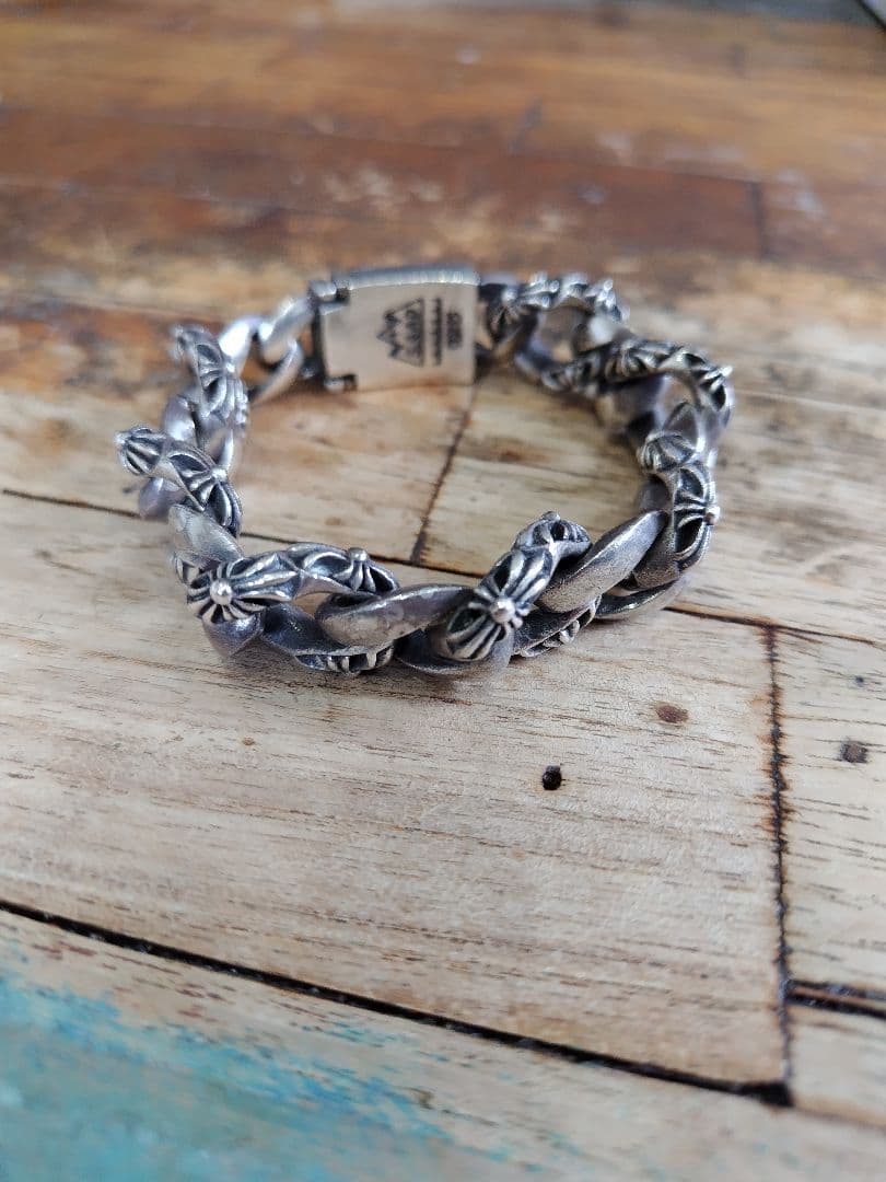 SAAD！サード925シルバー フラワーモチーフ ブレスレット正規品！