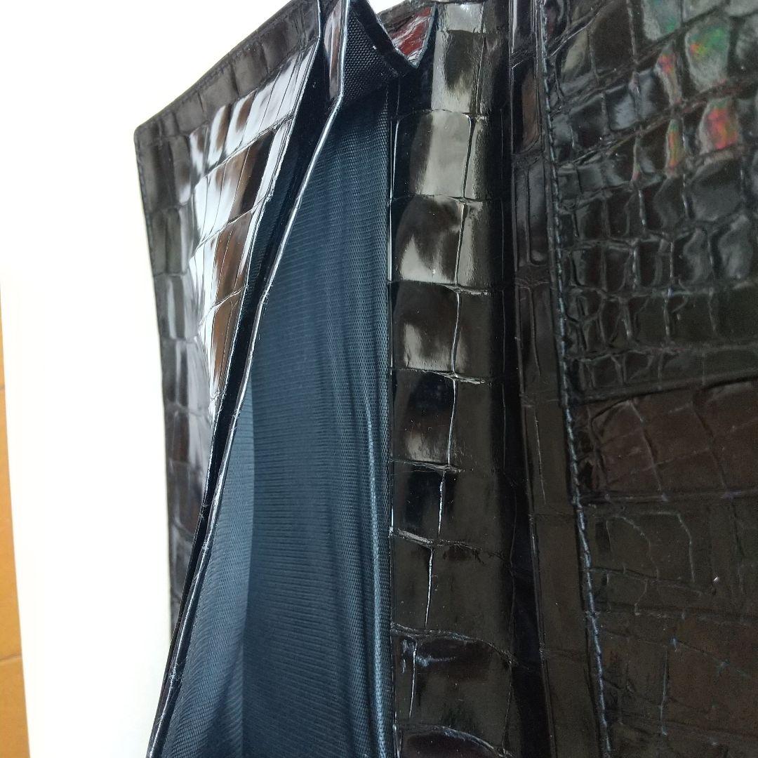 クロコダイル　ワニ皮　札入れ