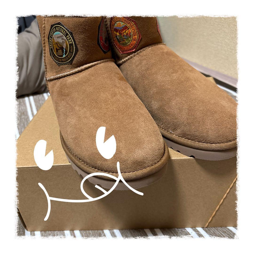 UGG and Pendleton ムートンブーツ ブラウン