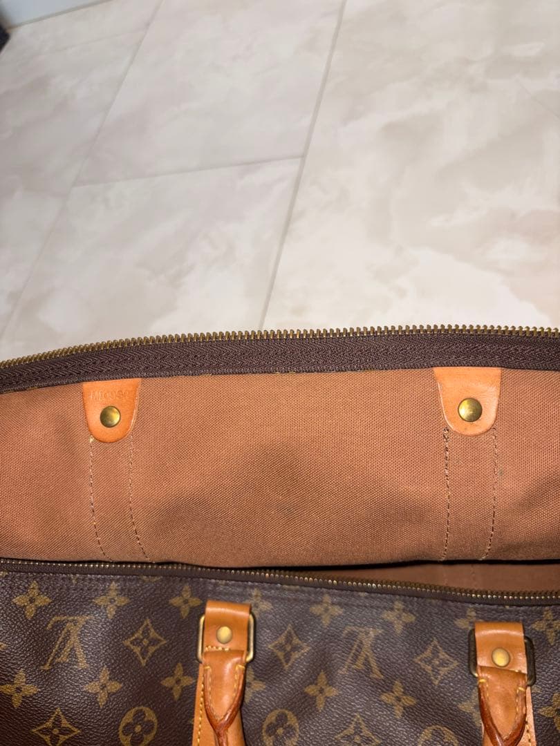 LOUIS VUITTON ボストンバッグ モノグラム キーポル60 ブラウン