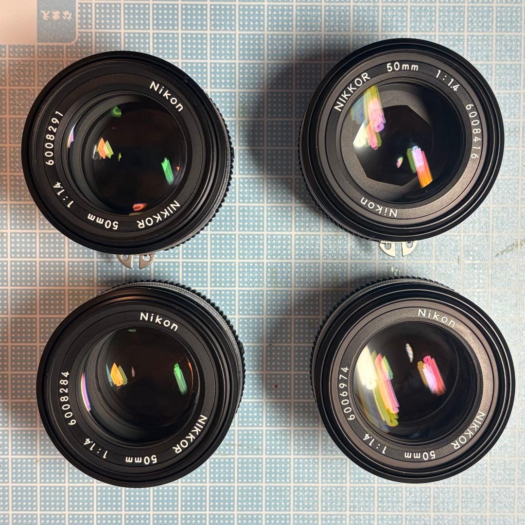 の*え様 Nikon NIKKOR 50mm F 1.4 4本