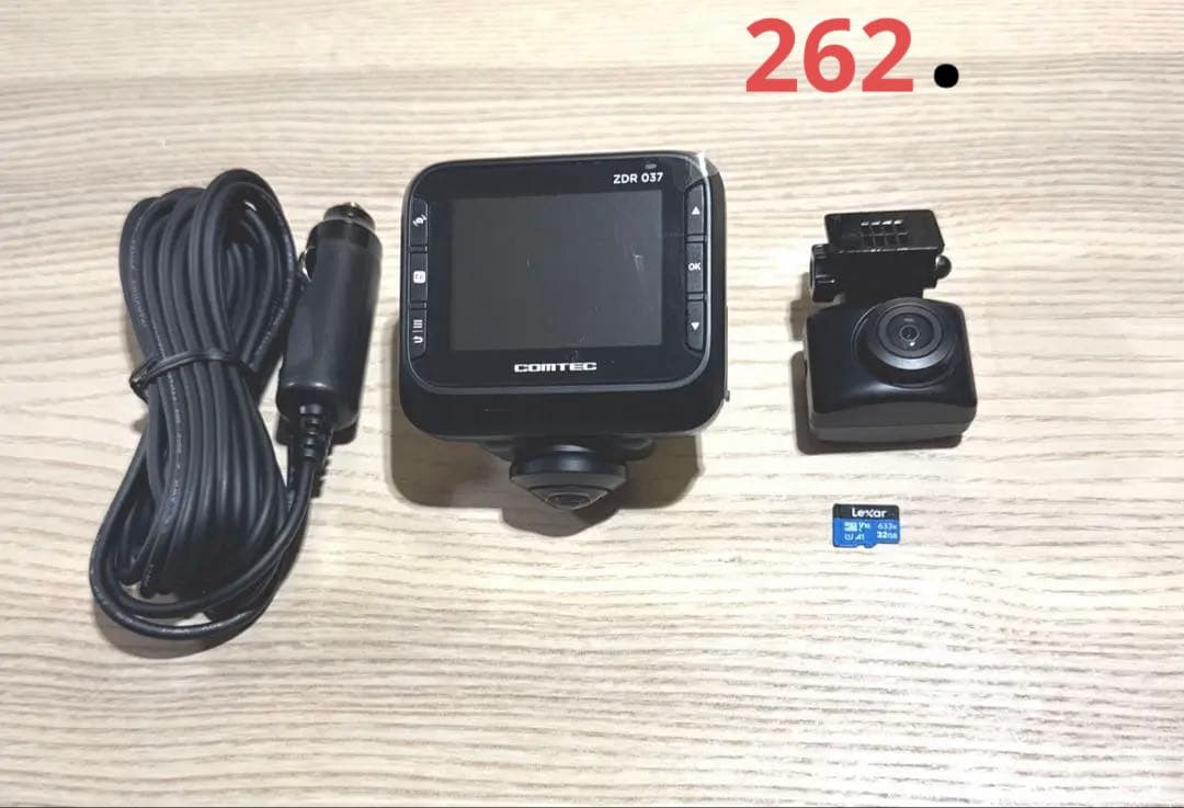 COMTEC ドライブレコーダー　ZDR037 「美品」
