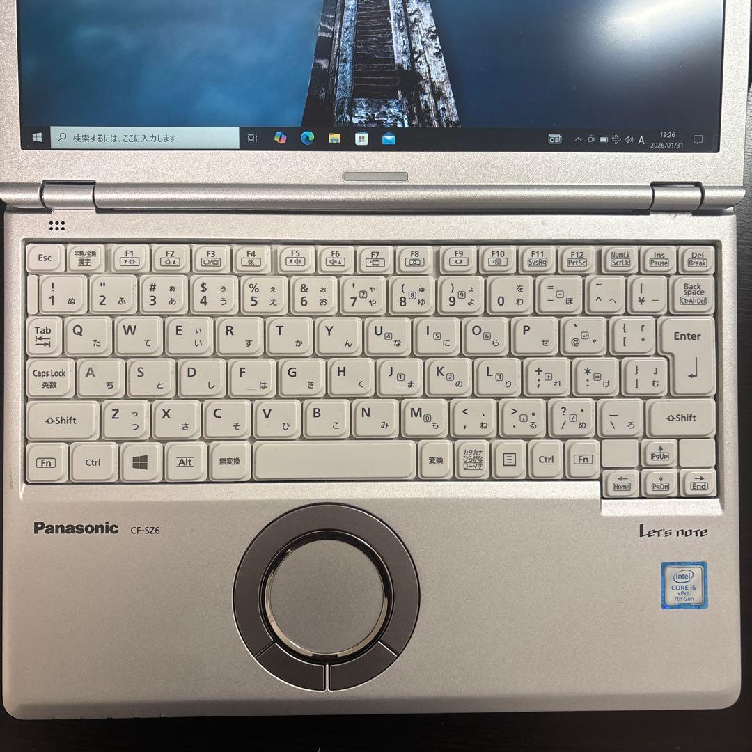 Let's note CF-SZ6 メモリ8GB ストレージSSD256 GB